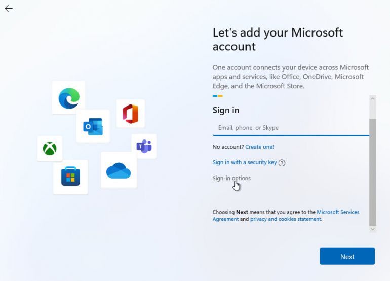 Windows 11 Pro and Home Local Account